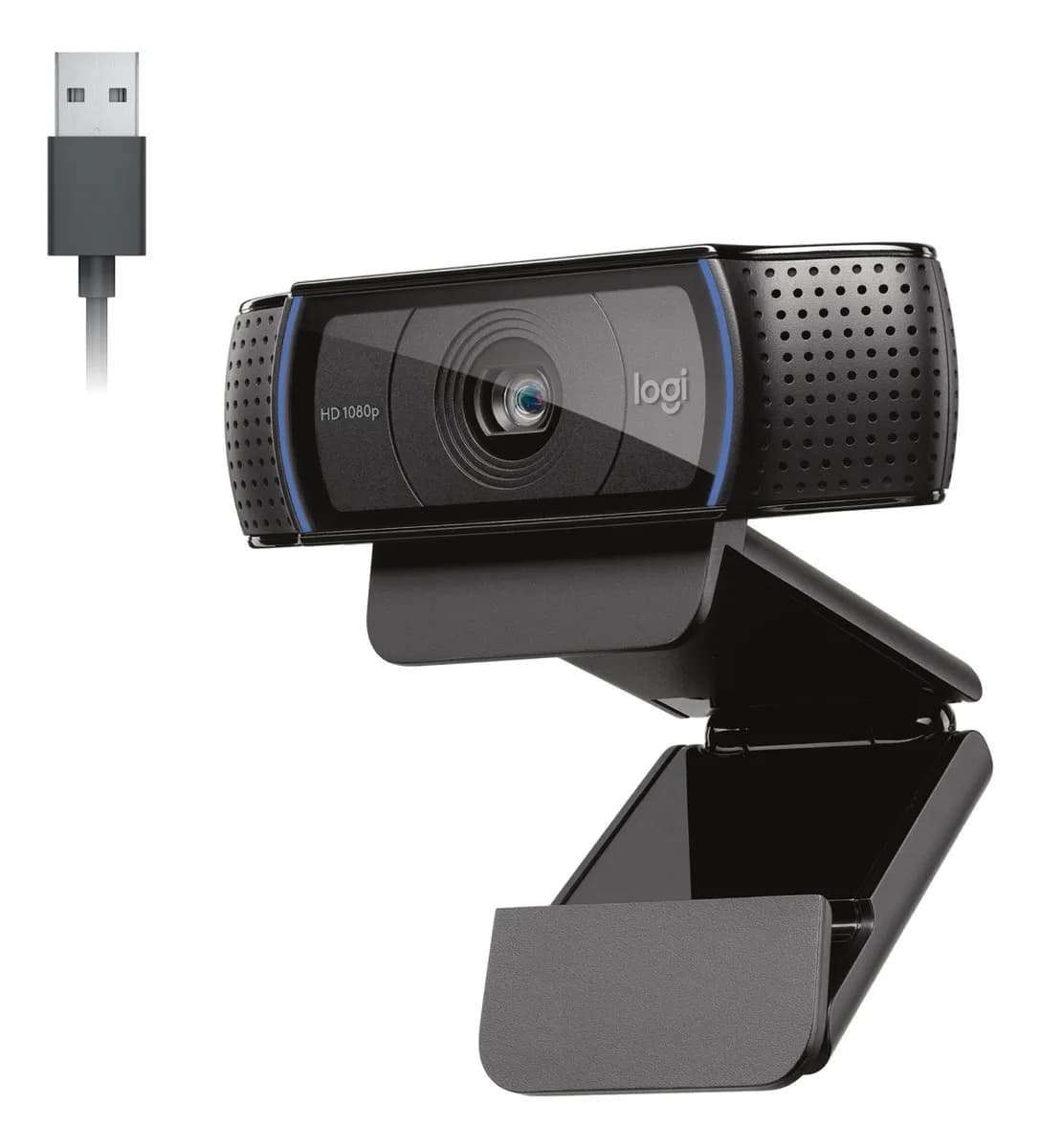 Webcam C920s Pro Full Hd Com Microfone Embutido Logitech
